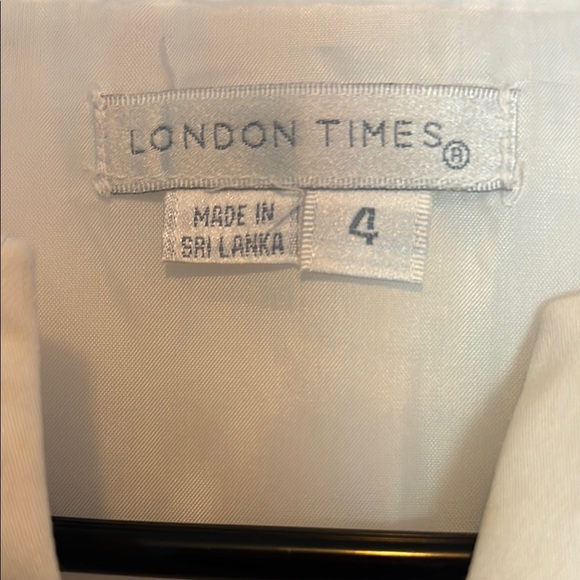 London Times Orange and Red Sheath Dress Halter Midi - Picture 2 of 9